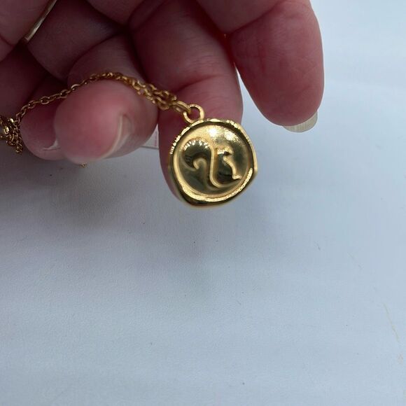 Squirrel pendent on 16” chain 1:5” extender gold colored - Picture 8 of 10